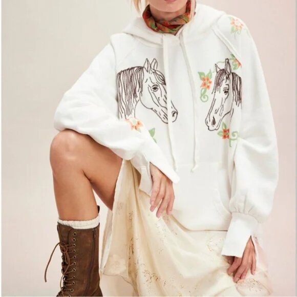 NEW! Free People Keepsake Hoodie - Picture 1 of 6